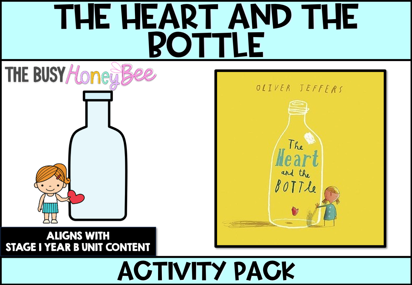 The Heart and the Bottle by Oliver Jeffers Activity Pack - Activity Pack