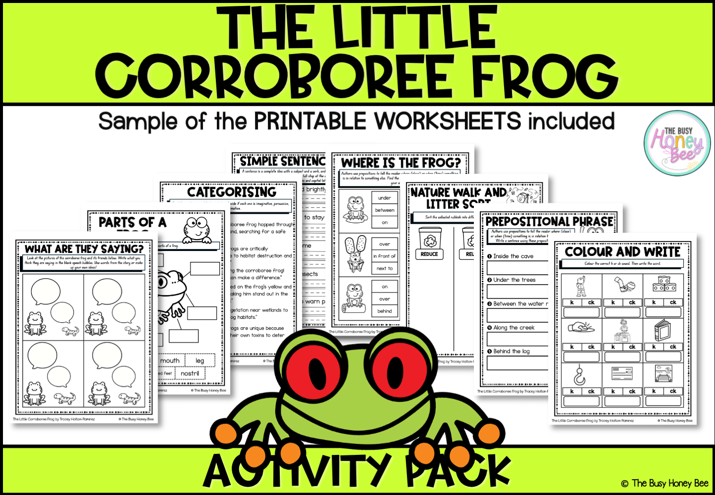 The Little Corroboree Frog Activity Pack - Activity Pack