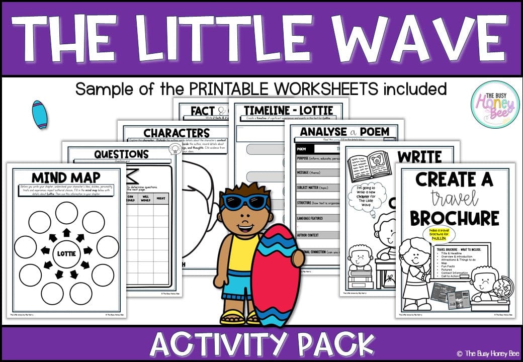 The Little Wave by Pip Harry Activity Pack -