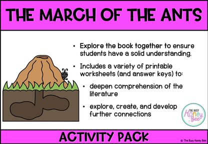 The March of the Ants Activity Pack -