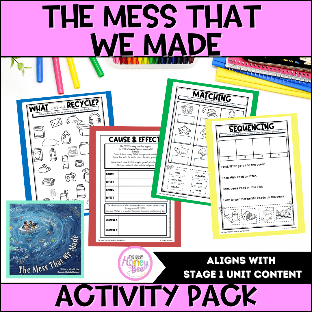 The Mess that we Made Activity Pack - Activity Pack