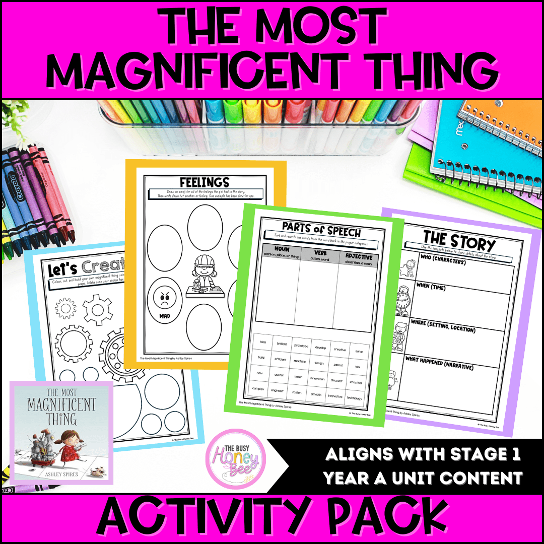 The Most Magnificent Thing Activity Pack - Activity Pack