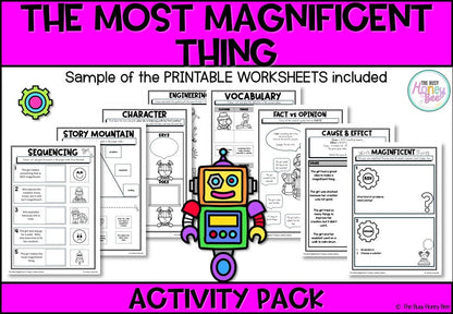 The Most Magnificent Thing Activity Pack - Activity Pack