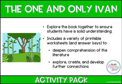 The One and Only Ivan Activity Pack - Activity Pack
