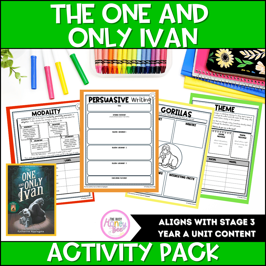The One and Only Ivan Activity Pack - Activity Pack