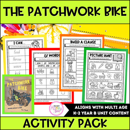 The Patchwork Bike by Maxine Beneba Clarke Activity Pack - Activity Pack