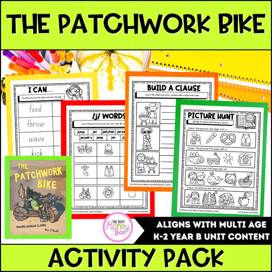 The Patchwork Bike by Maxine Beneba Clarke Activity Pack - Activity Pack