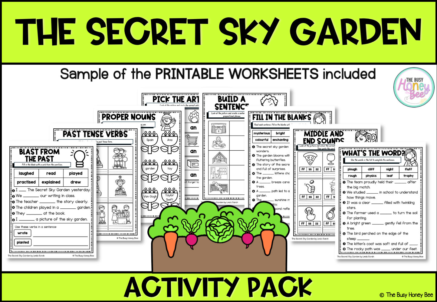 The Secret Sky Garden by Linda Sarah Activity Pack -