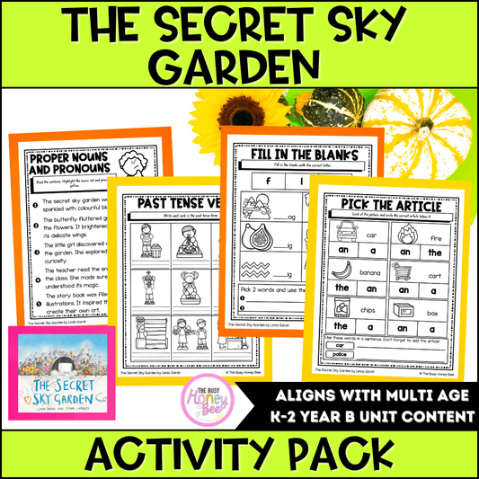The Secret Sky Garden by Linda Sarah Activity Pack -