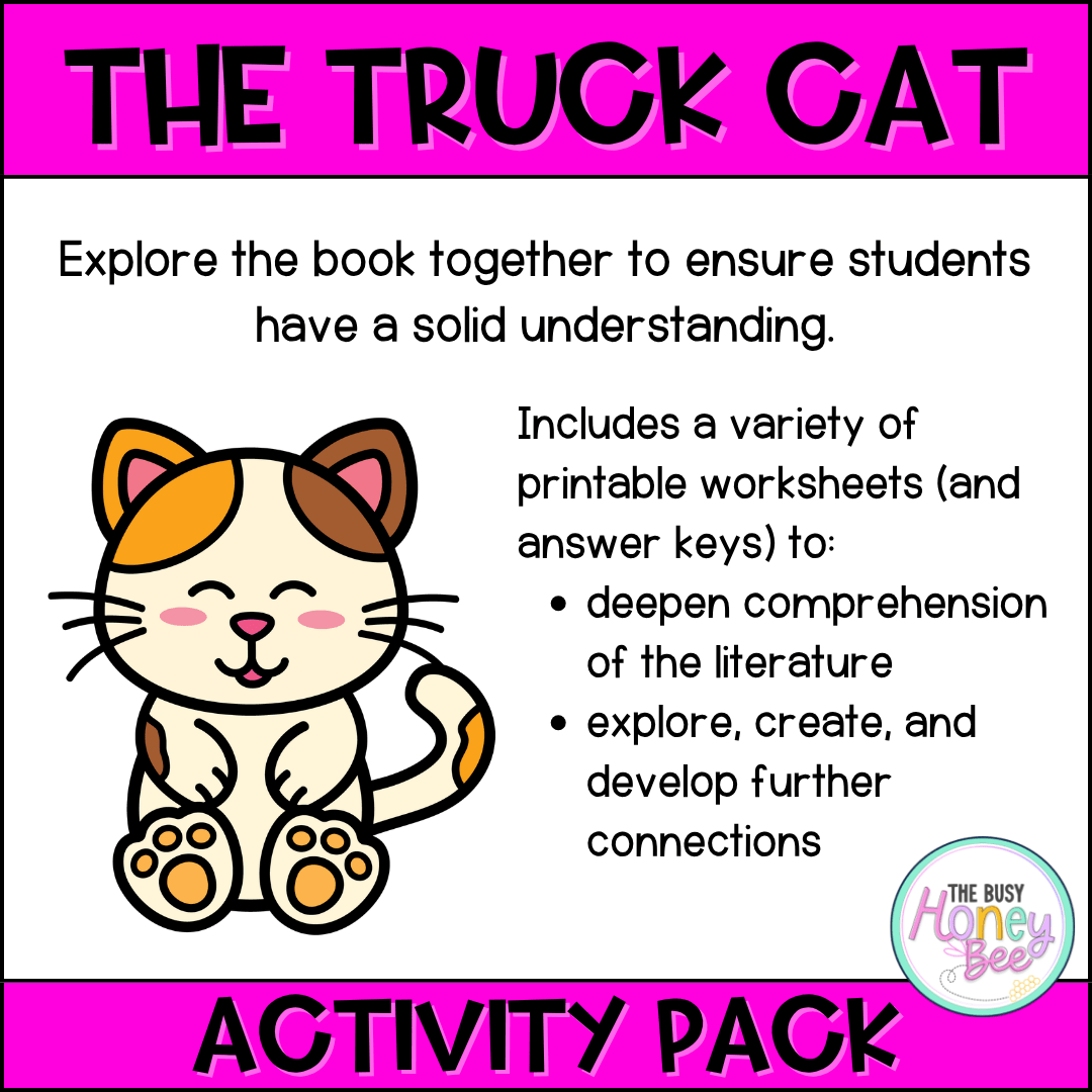 The Truck Cat Activity Pack - Activity Pack