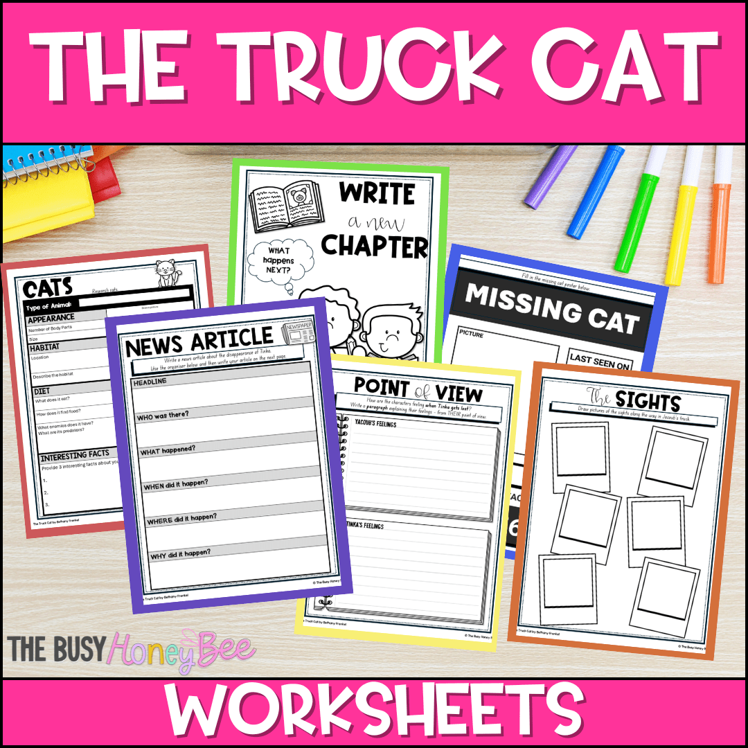 The Truck Cat - National Simultaneous Storytime - CBCA 2025 - Literacy Book Pack - Activity Pack