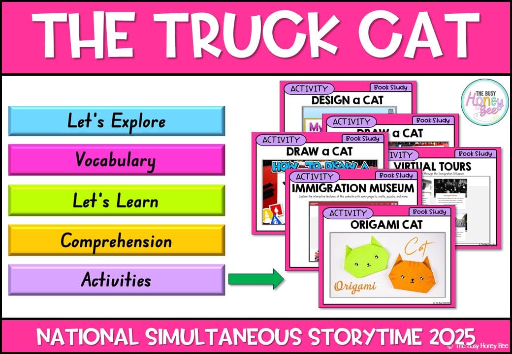 The Truck Cat - National Simultaneous Storytime - CBCA 2025 - Literacy Book Pack - Activity Pack