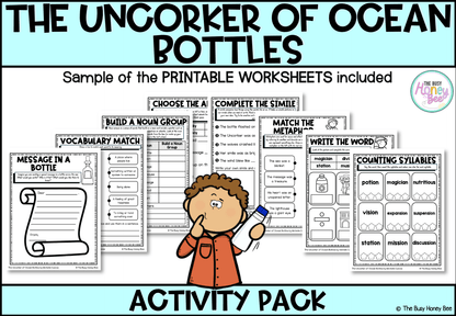 The Uncorker of Ocean Bottles by Michelle Cuevas Activity Pack - Activity Pack