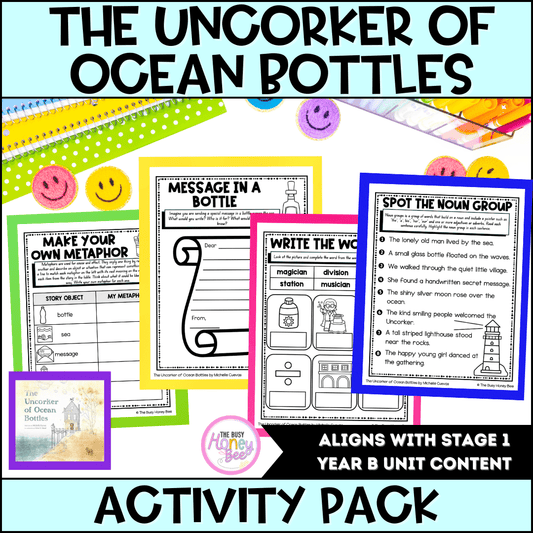 The Uncorker of Ocean Bottles by Michelle Cuevas Activity Pack - Activity Pack