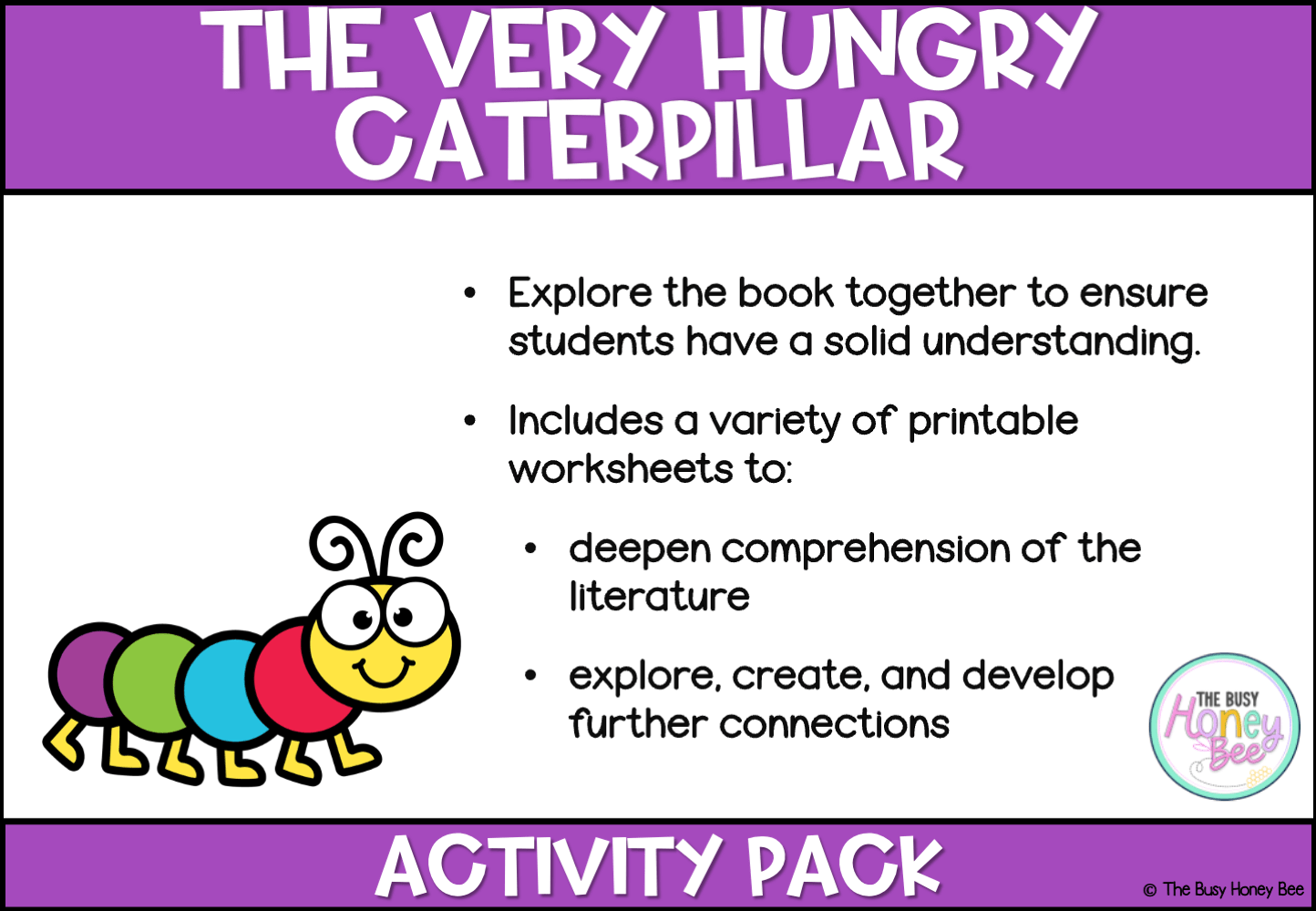 The Very Hungry Caterpillar Activity Pack -