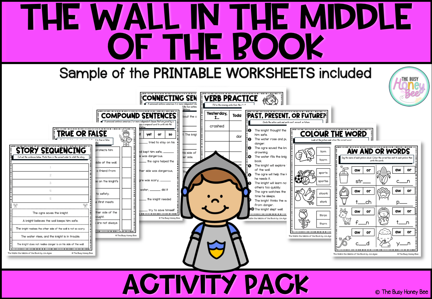 The Wall in the Middle of the Book Activity Pack -