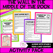 The Wall in the Middle of the Book Activity Pack -