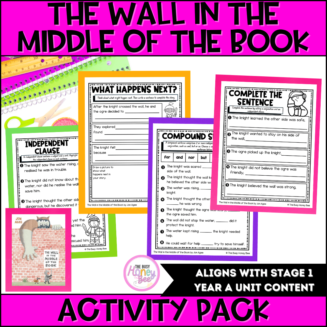 The Wall in the Middle of the Book Activity Pack -