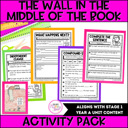 The Wall in the Middle of the Book Activity Pack -