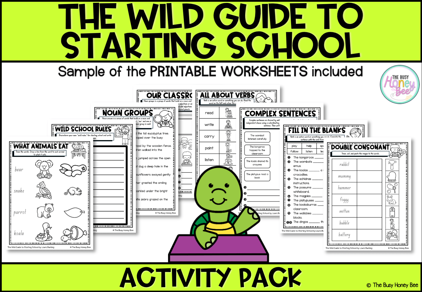 The Wild Guide to Starting School Activity Pack - Activity Pack