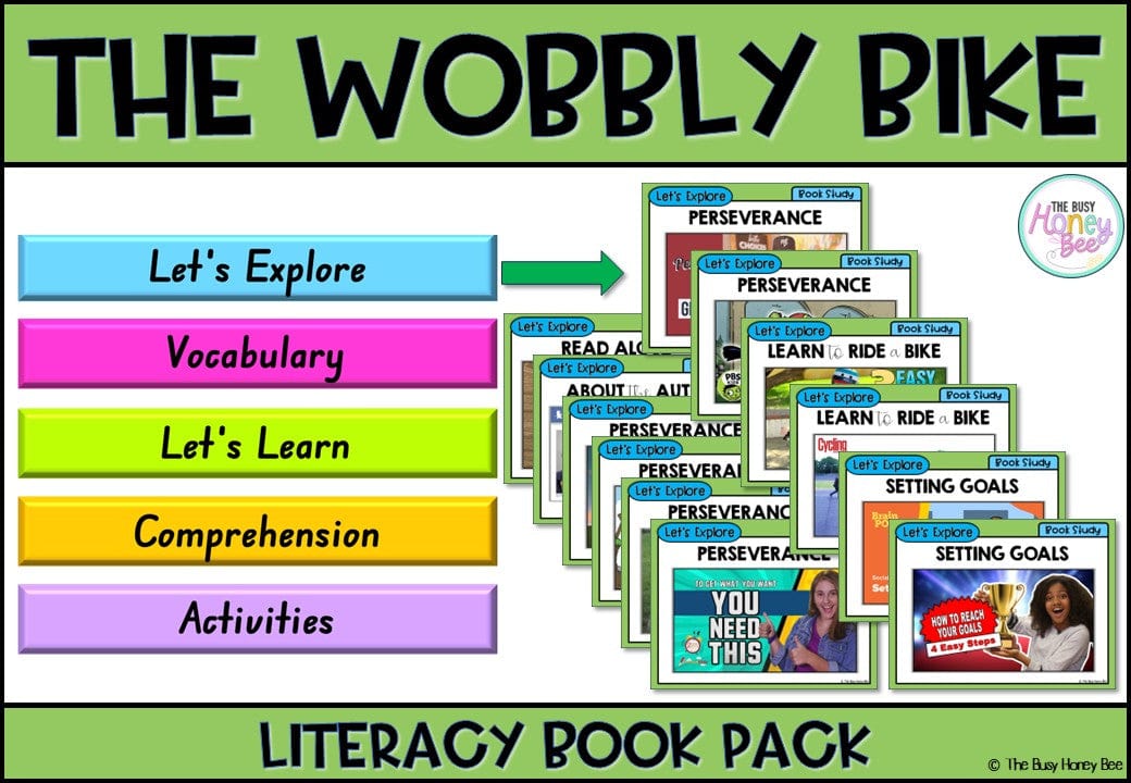 The Wobbly Bike by Darren McCallum - CBCA 2025 - Literacy Book Pack - Activity Pack