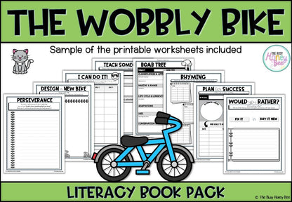 The Wobbly Bike by Darren McCallum - CBCA 2025 - Literacy Book Pack - Activity Pack