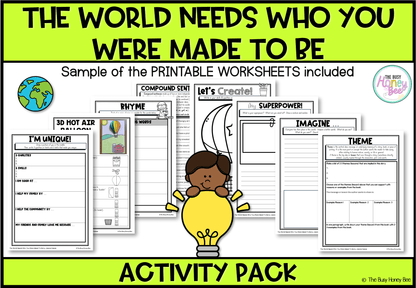 The World Needs who you were made to be Activity Pack - Activity Pack