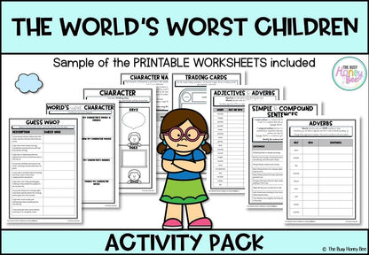 The World's Worst Children Activity Pack - Activity Pack