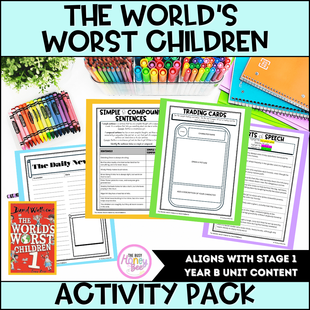 The World's Worst Children Activity Pack - Activity Pack