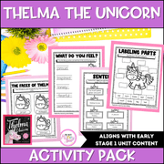 Thelma the Unicorn Activity Pack - Activity Pack