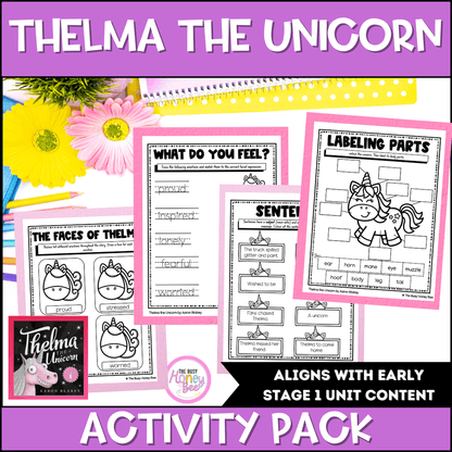 Thelma the Unicorn Activity Pack - Activity Pack