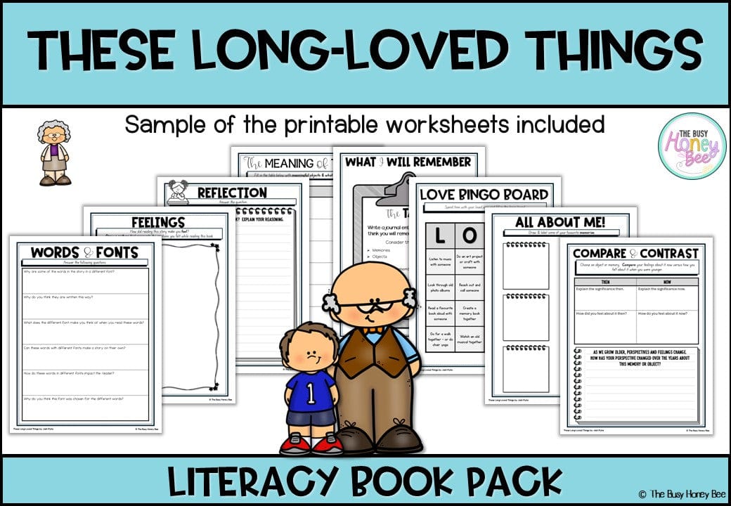 These Long-Loved Things by Ronojoy Ghosh, text by Josh Pyke - CBCA 2025 - Literacy Book Pack - Activity Pack