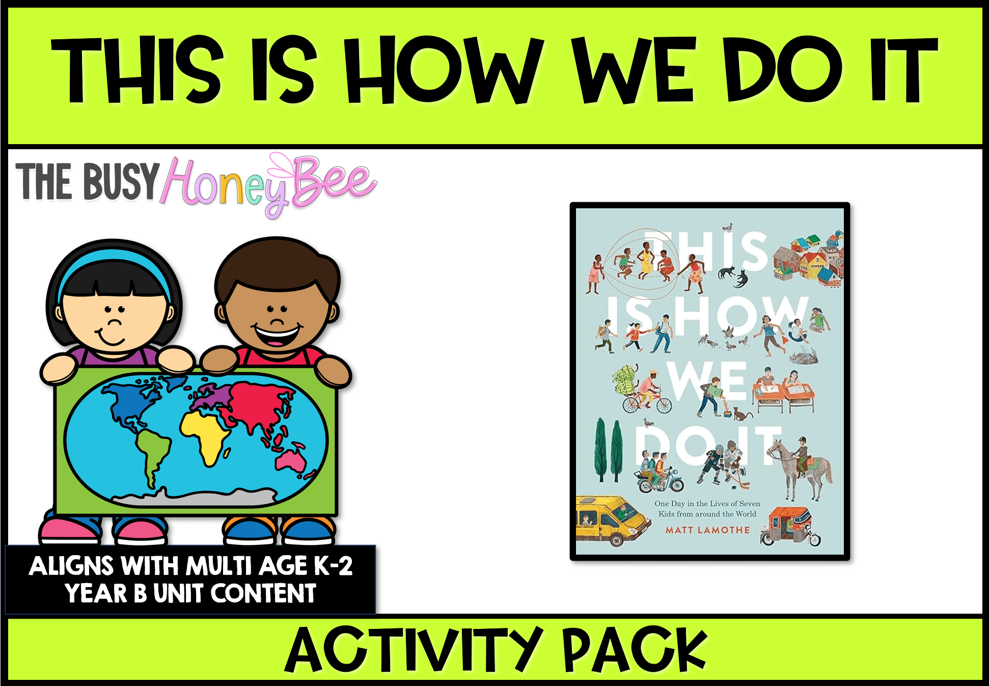 This is How We Do It Activity Pack - Activity Pack