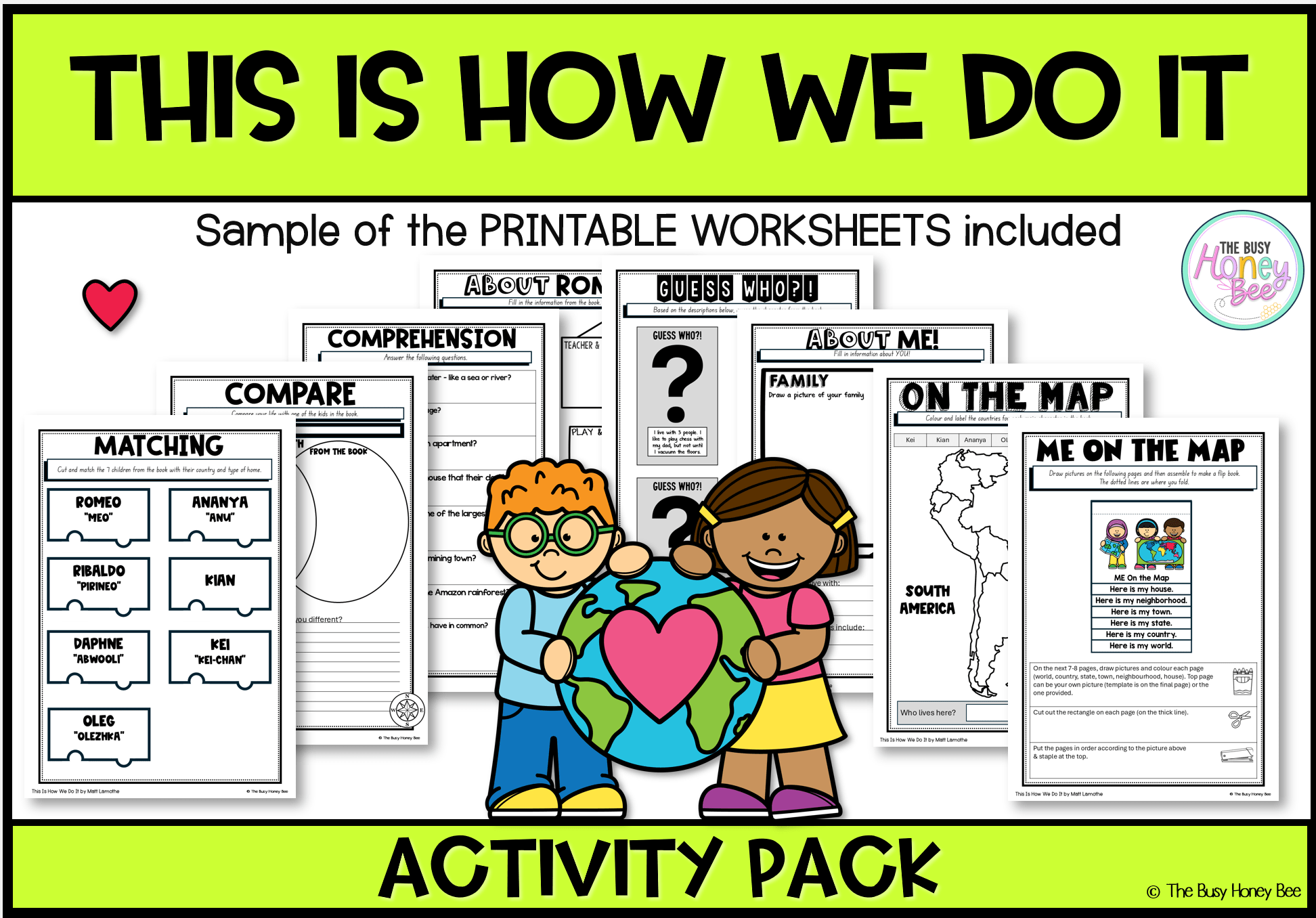 This is How We Do It Activity Pack - Activity Pack