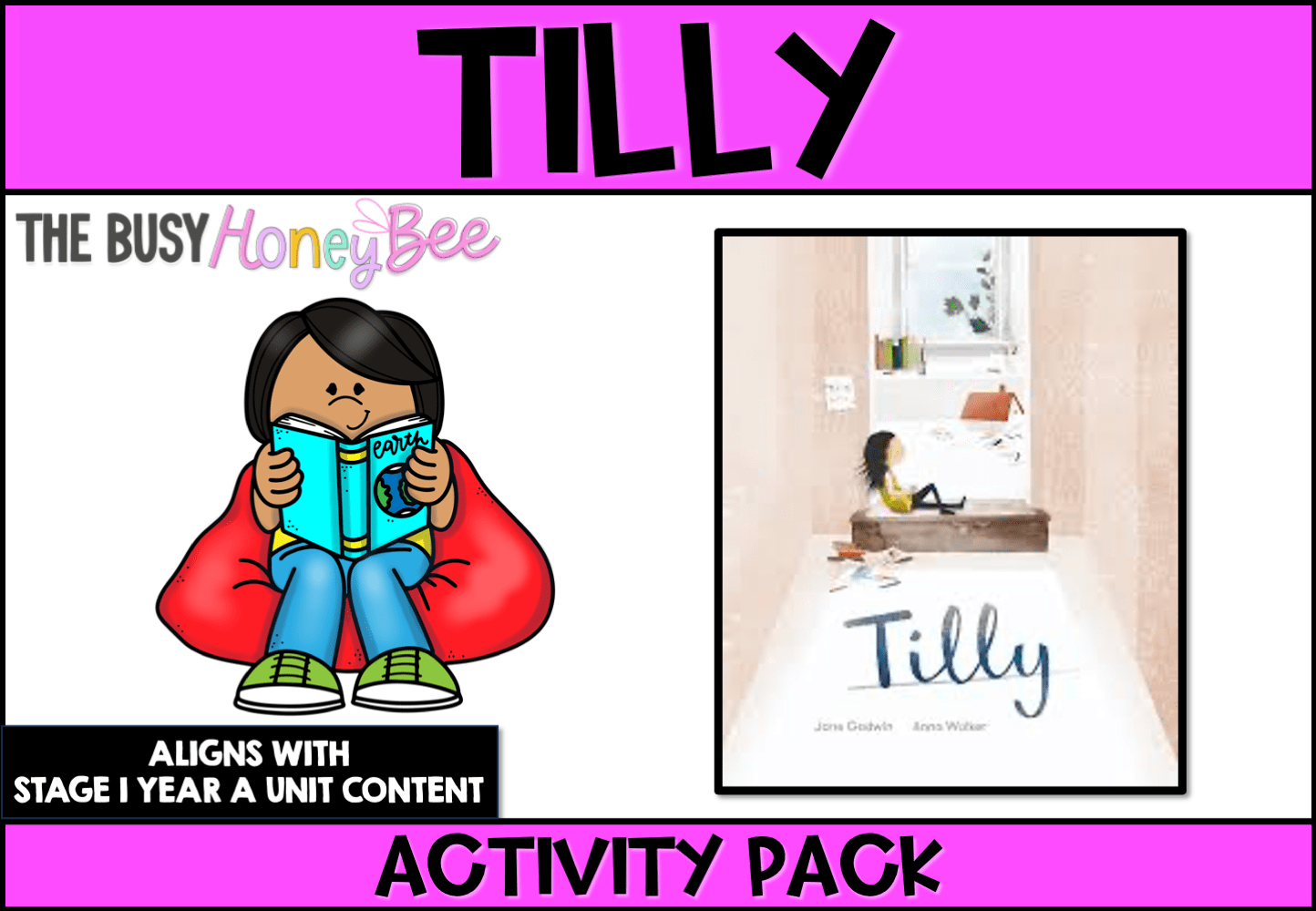 Tilly by Jane Godwin Activity Pack - Activity Pack