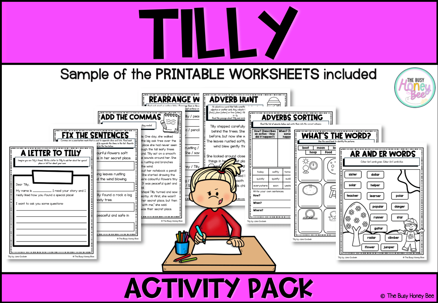Tilly by Jane Godwin Activity Pack - Activity Pack