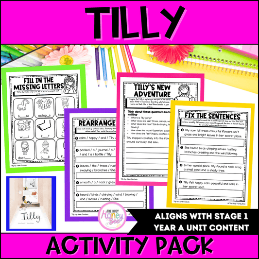 Tilly by Jane Godwin Activity Pack - Activity Pack