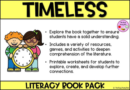 Timeless - CBCA 2024 - Literacy Book Pack - Activity Pack