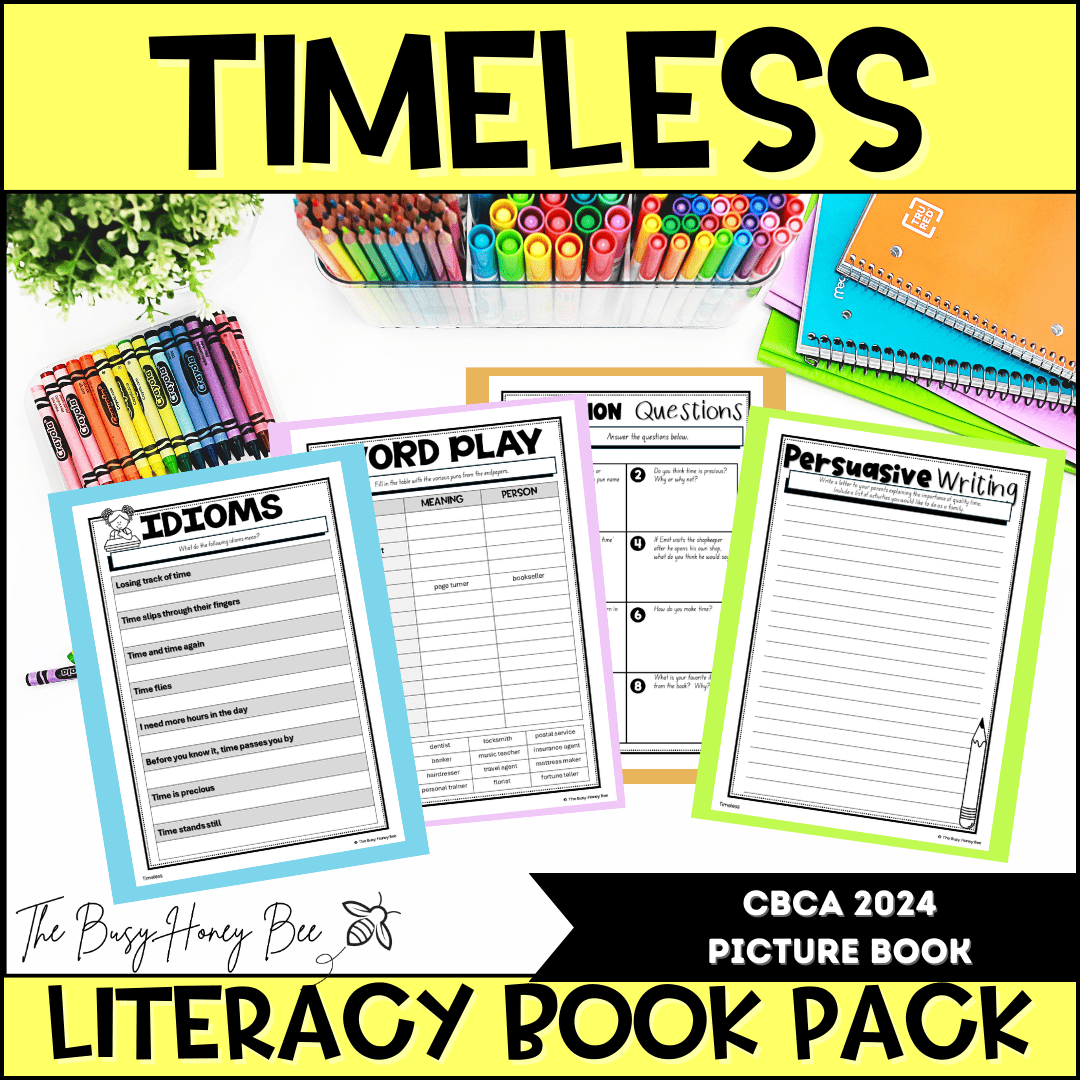 Timeless - CBCA 2024 - Literacy Book Pack - Activity Pack