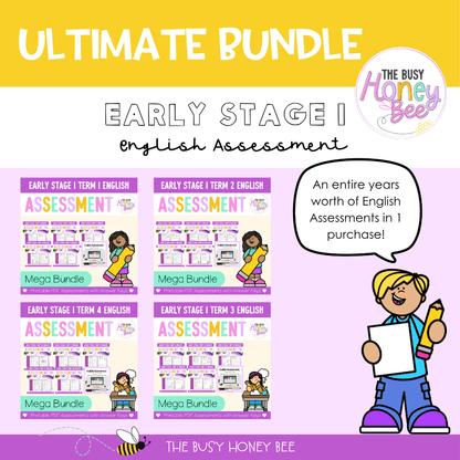 ULTIMATE Early Stage 1 English Assessment Bundle - Assessment