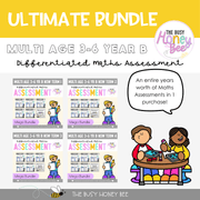 ULTIMATE NSW Multi Age 3-6 Year B Maths Assessment Bundle - Assessment