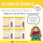 ULTIMATE NSW Multi Age K-2 Year A Maths Assessment Bundle - Assessment