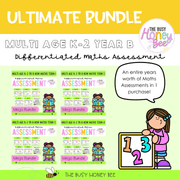 ULTIMATE NSW Multi Age K-2 Year B Maths Assessment Bundle - Assessment