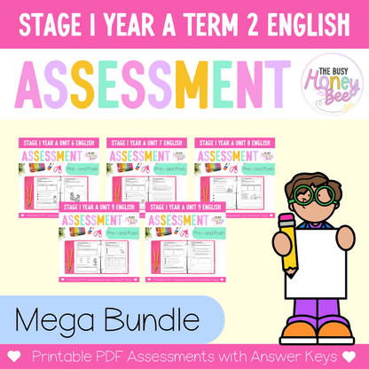 ULTIMATE Stage 1 Year A English Assessment Bundle - Assessment