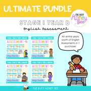 ULTIMATE Stage 1 Year B English Assessment Bundle - Assessment