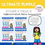 ULTIMATE Stage 3 Year B Differentiated Maths Assessment Bundle - Assessment