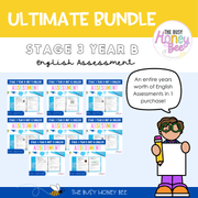 ULTIMATE Stage 3 Year B English Assessment Bundle - Google Sheet, Microsoft Word