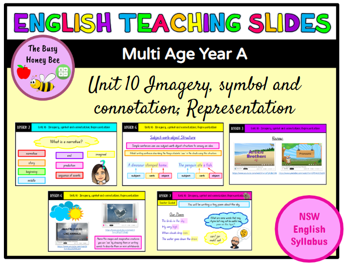 Multi Age K-2 Year A Term 2 English Teaching Slides Mega Bundle