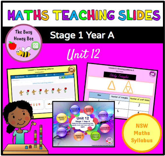 Stage 1 Year A Unit 12 Maths Teaching Slides