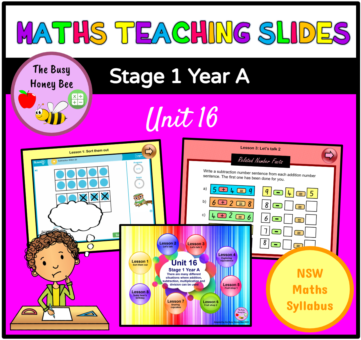 Stage 1 Year A Unit 16 Maths Teaching Slides